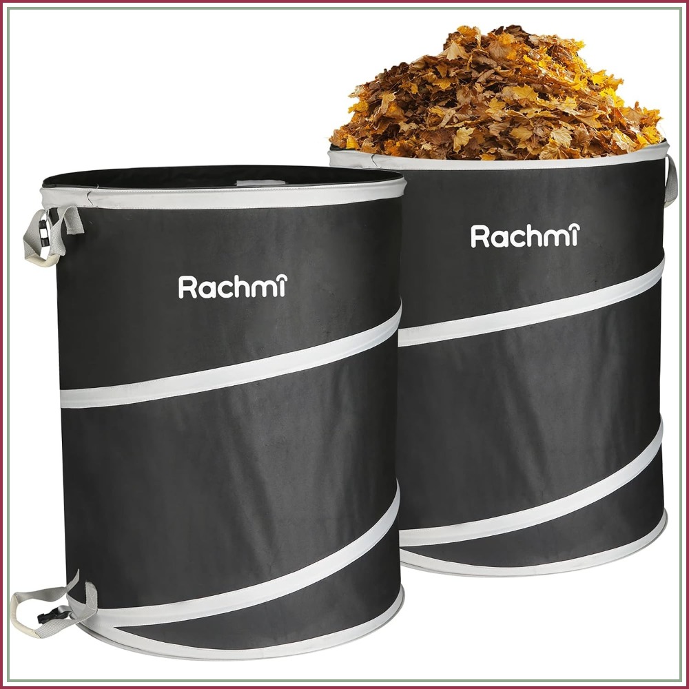 Water Bag Collapsible - 40 Gallon Collapsible Trash Can 2-Pack,