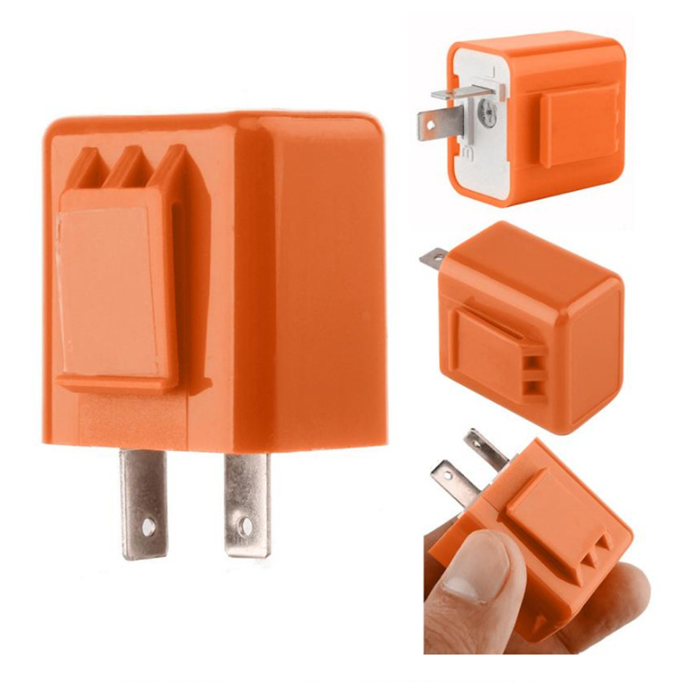 Signal Panel Orange - 2Pin Motorcycle LED Flasher Relay Adjustable