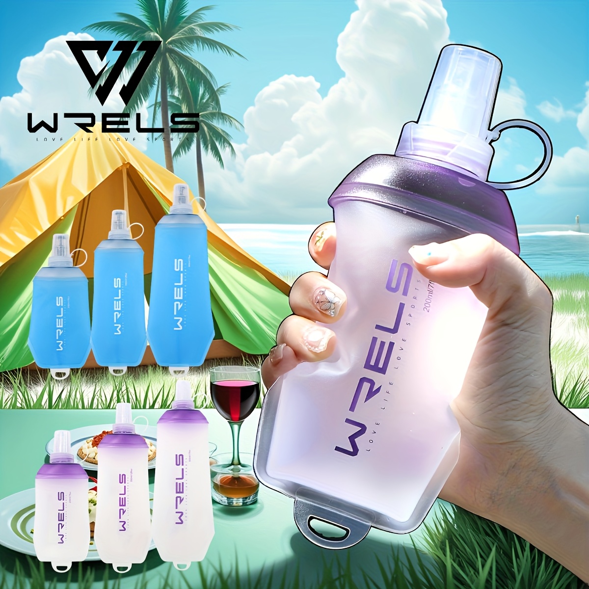 WRELS Folding Collapsible Soft - Water Bag Collapsible บทวิจารณ์และราคา