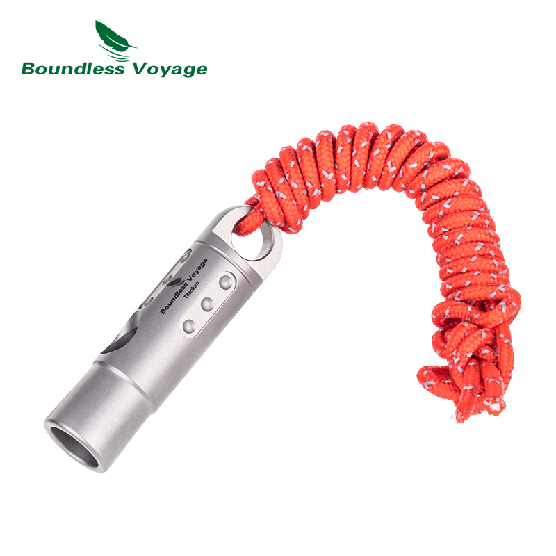 Boundless Voyage Titanium Whis - Emergency Whistle Loud บทวิจารณ์และราคา