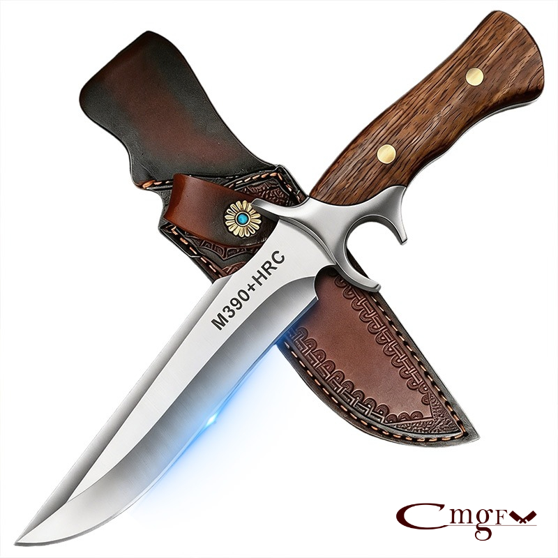 Outdoor Pocket knife M390 stee - Bushcraft Knife Fixed บทวิจารณ์และราคา