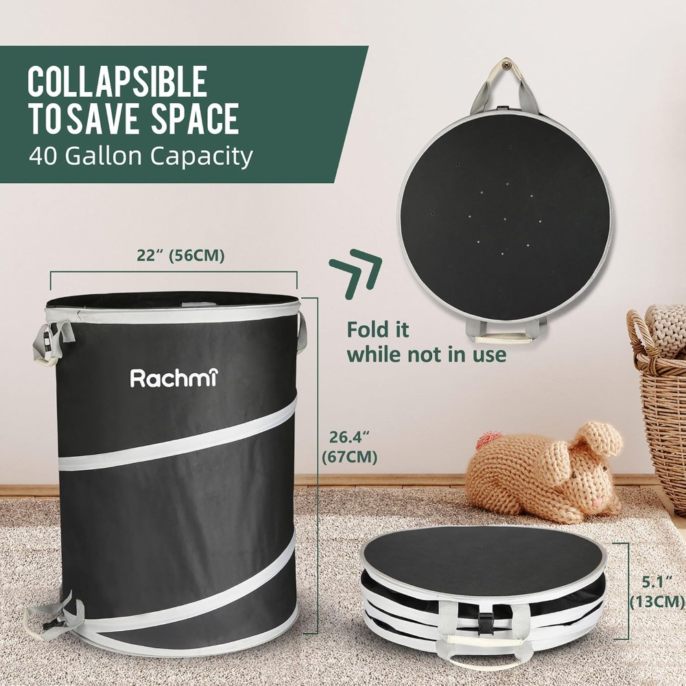 40 Gallon Collapsible Trash Ca - Water Bag Collapsible บทวิจารณ์และราคา