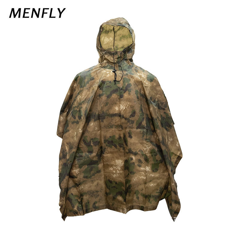 MENFLY ATFG Moss Camouflage Ta - Emergency Poncho Rain บทวิจารณ์และราคา