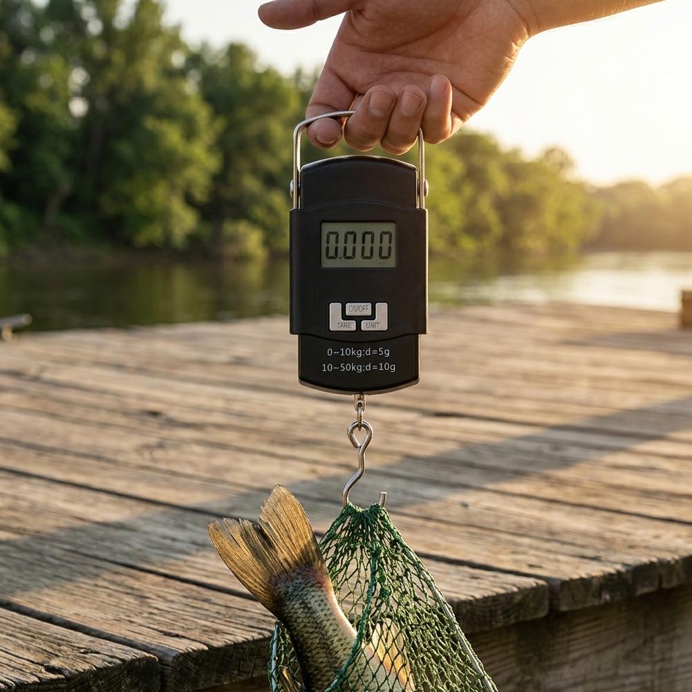 50kg/10g Portable LCD Electron - Fishing Kit Compact บทวิจารณ์และราคา