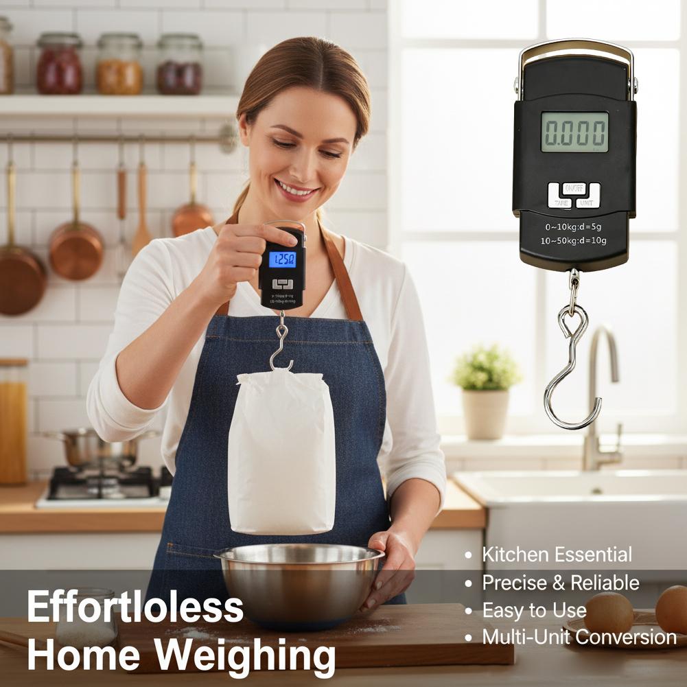 50kg/10g Portable LCD Electron - Fishing Kit Compact บทวิจารณ์และราคา