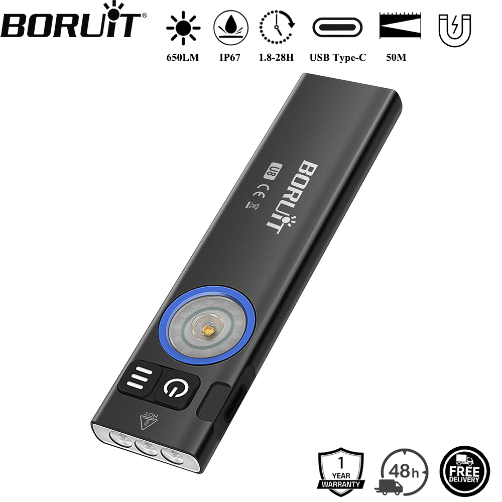 BORUiT U8 650LM EDC LED Flashl - Fishing Kit Compact บทวิจารณ์และราคา