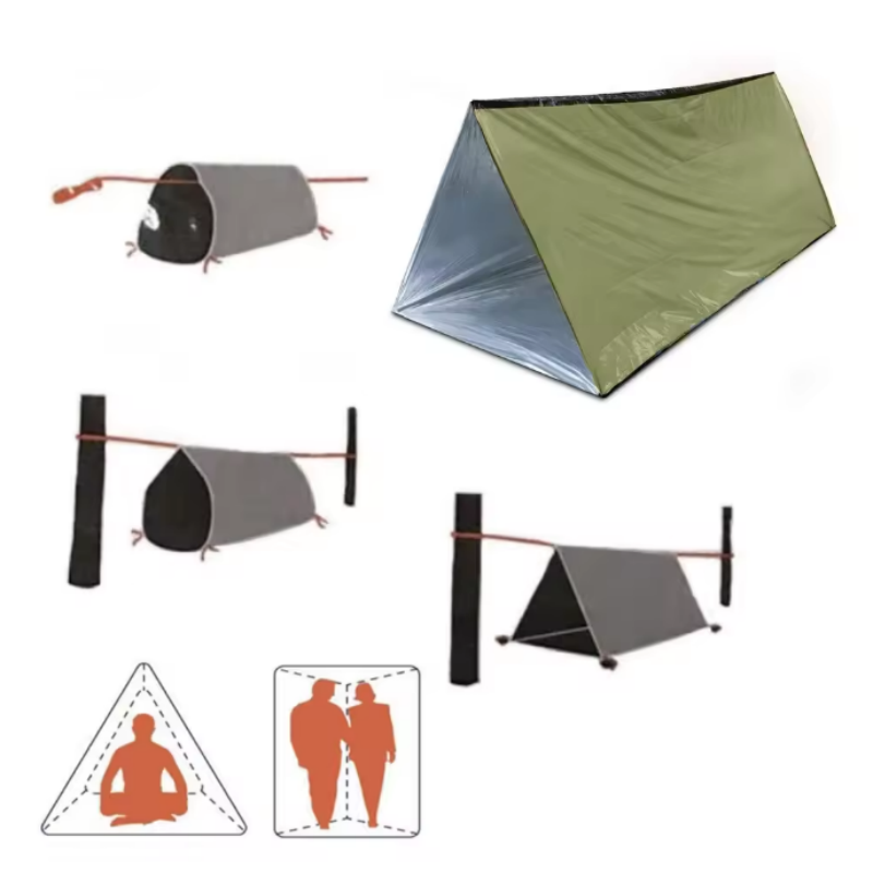 2 Person Reusable Mylar Tube E - Emergency Mylar Tent บทวิจารณ์และราคา
