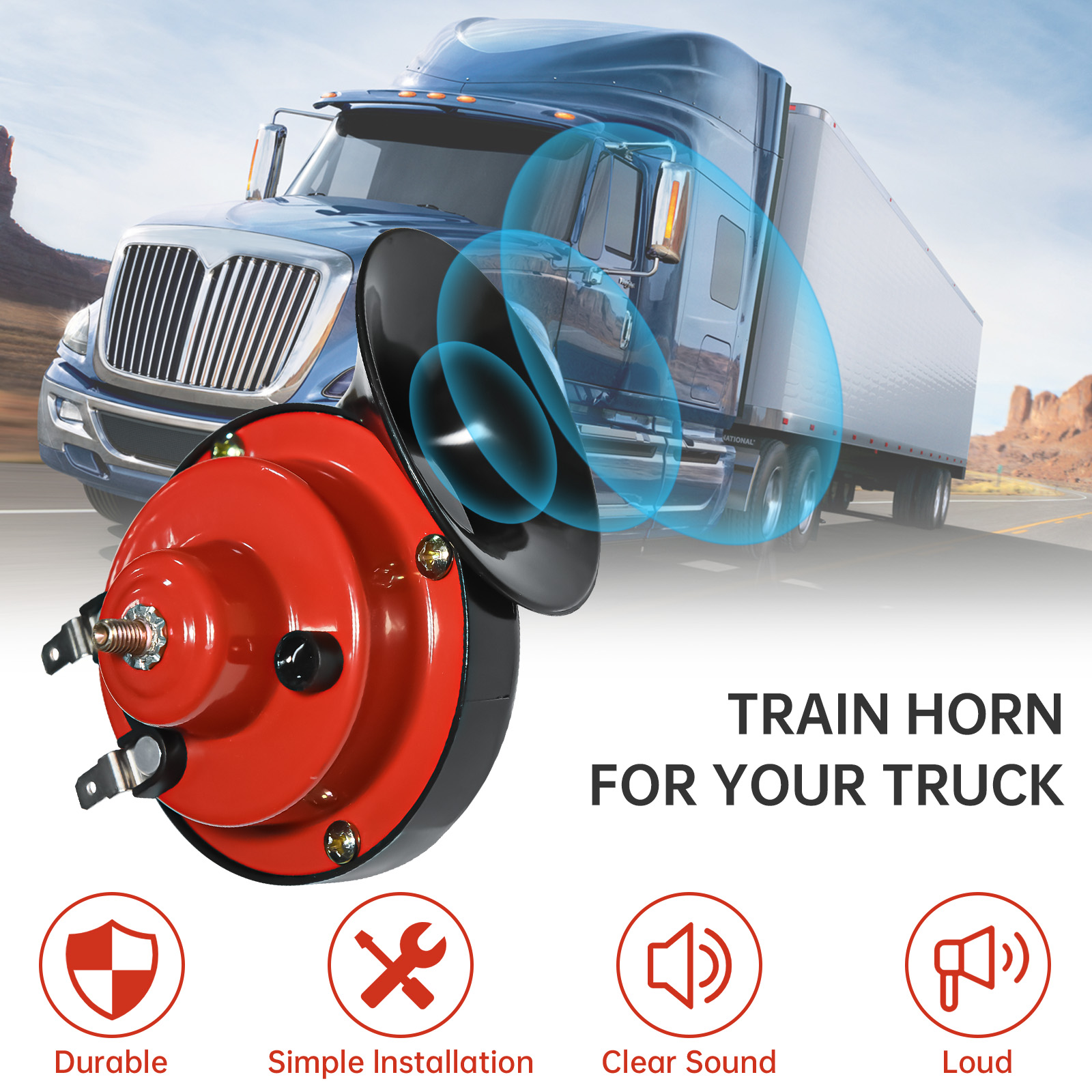 12V Super Loud Train Horns 300 - Emergency Whistle Loud บทวิจารณ์และราคา