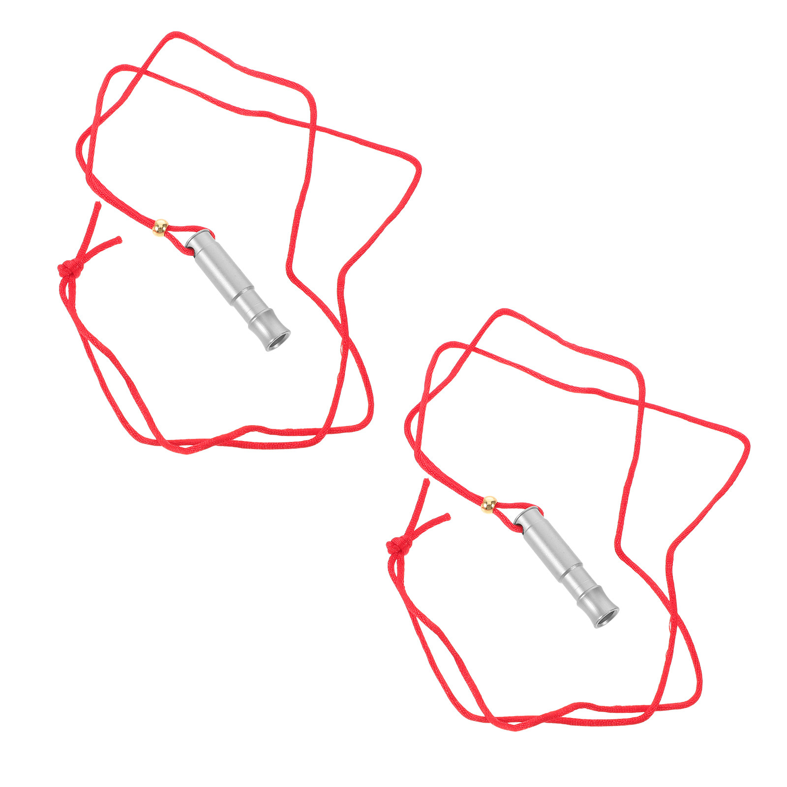 2Pcs Mini Stainless Steel Surv - Emergency Whistle Loud บทวิจารณ์และราคา