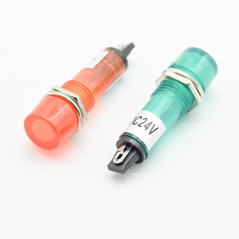 5Pcs 220V 12V 24V DC Mounting  - Signal Panel Orange บทวิจารณ์และราคา