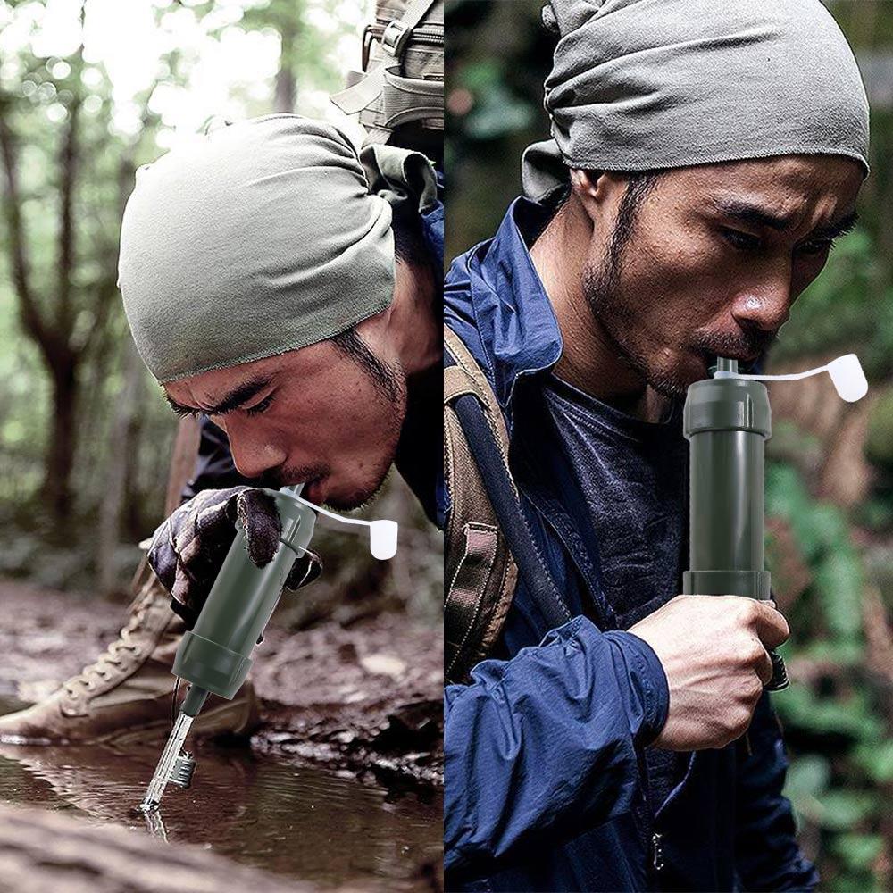 Mini Mini Water Filter Straw S - Water Purification Straw บทวิจารณ์และราคา