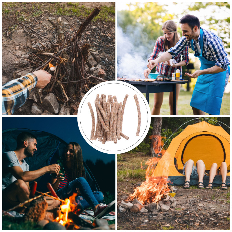 10Pcs Survival Wick Hemp Cord  - Fire Starting Kit บทวิจารณ์และราคา