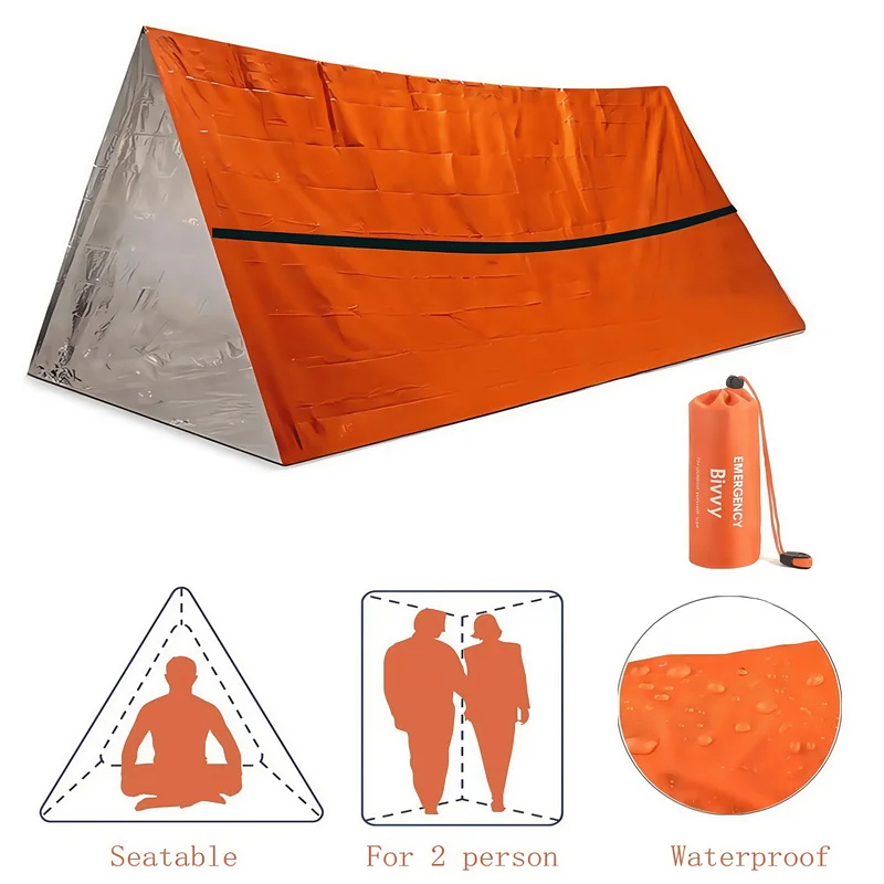 2 Person Emergency Survival Sh - Emergency Mylar Tent บทวิจารณ์และราคา