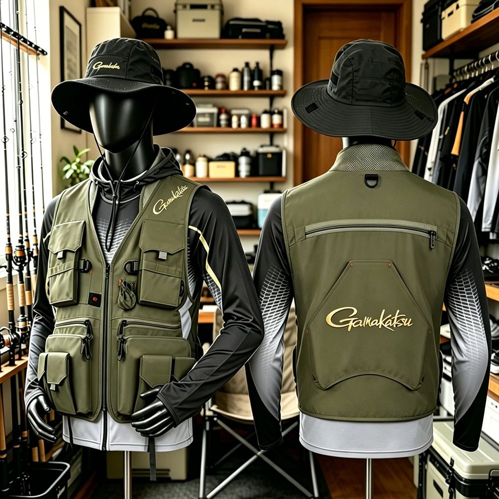 Gamakatsu Men Multi-Pocket Fis - Fishing Kit Compact บทวิจารณ์และราคา