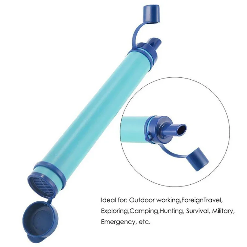1pc Outdoor Mini Water Filter  - Water Purification Straw บทวิจารณ์และราคา