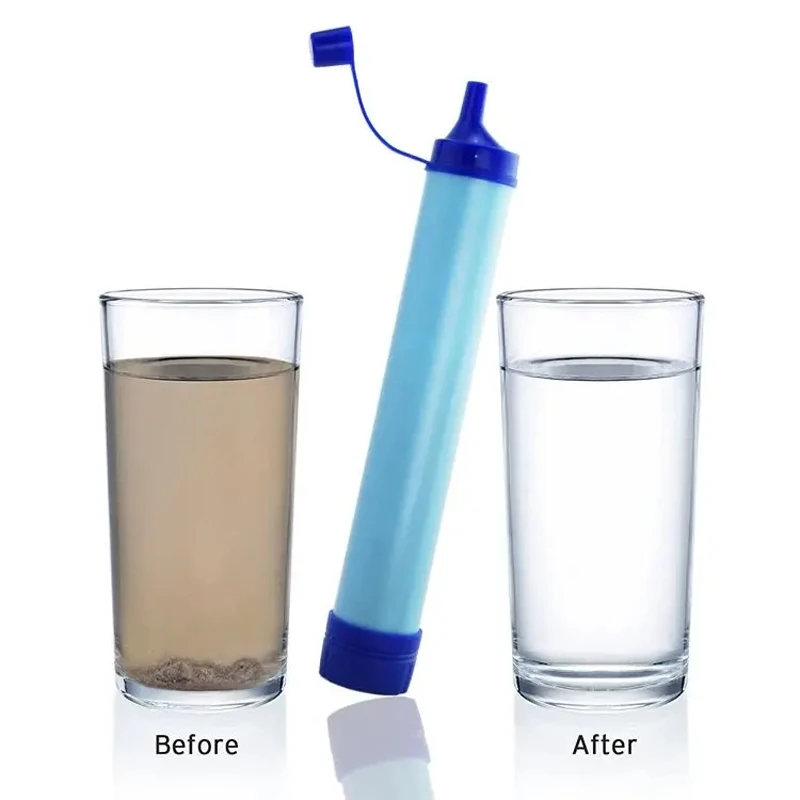 Mini Water Filter Straw Outdoo - Water Purification Straw บทวิจารณ์และราคา