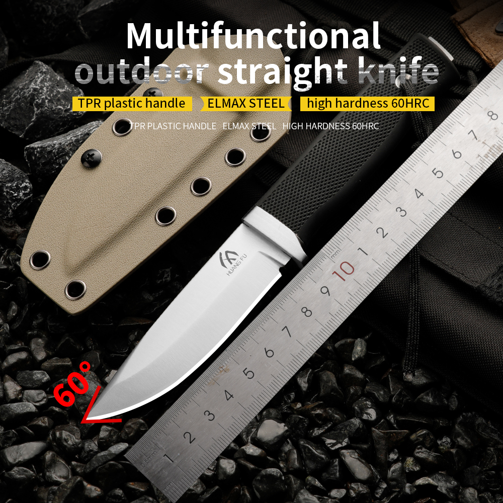 High-quality steel fixed blade - Bushcraft Knife Fixed บทวิจารณ์และราคา