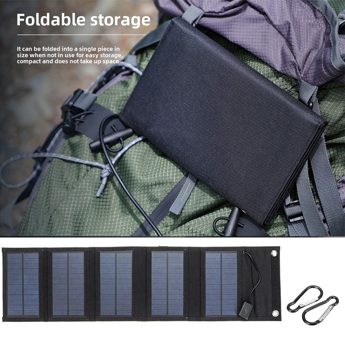 Compact Portable Foldable Wate - Solar Emergency Charger บทวิจารณ์และราคา
