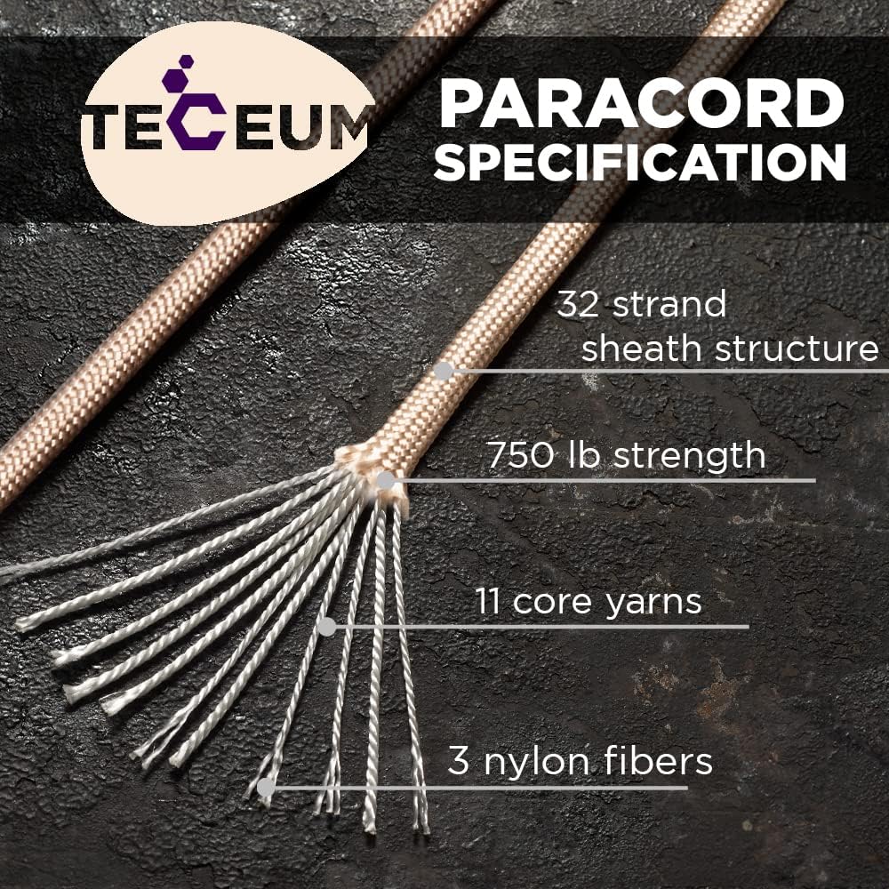 750 lb Paracord Rope - 1000Ft/ - Para Cord 1000Ft บทวิจารณ์และราคา
