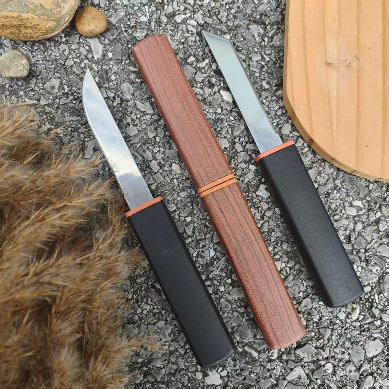 Dragon Phoenix Twin Blades Fol - Bushcraft Knife Fixed บทวิจารณ์และราคา